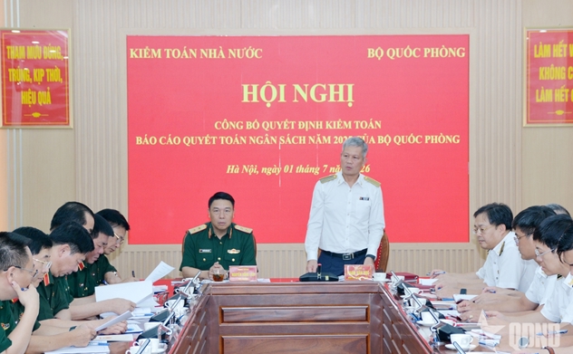 Kiểm toán nhà nước triển khai kiểm toán Báo cáo quyết toán ngân sách năm 2025 tại Bộ Quốc phòng